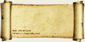 Jovana Kosovčević vizit kartica